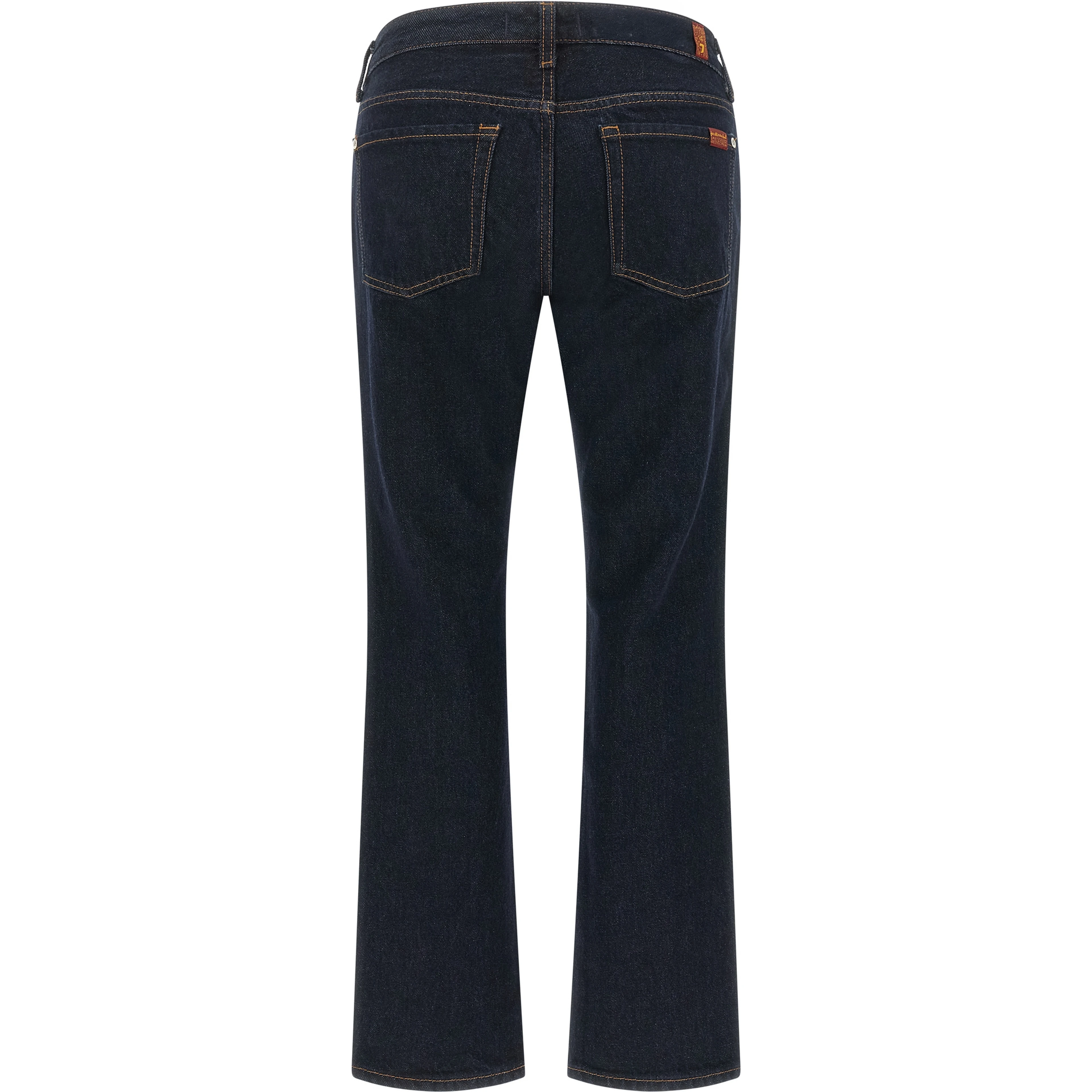Blue Cotton Bootcut Jeans