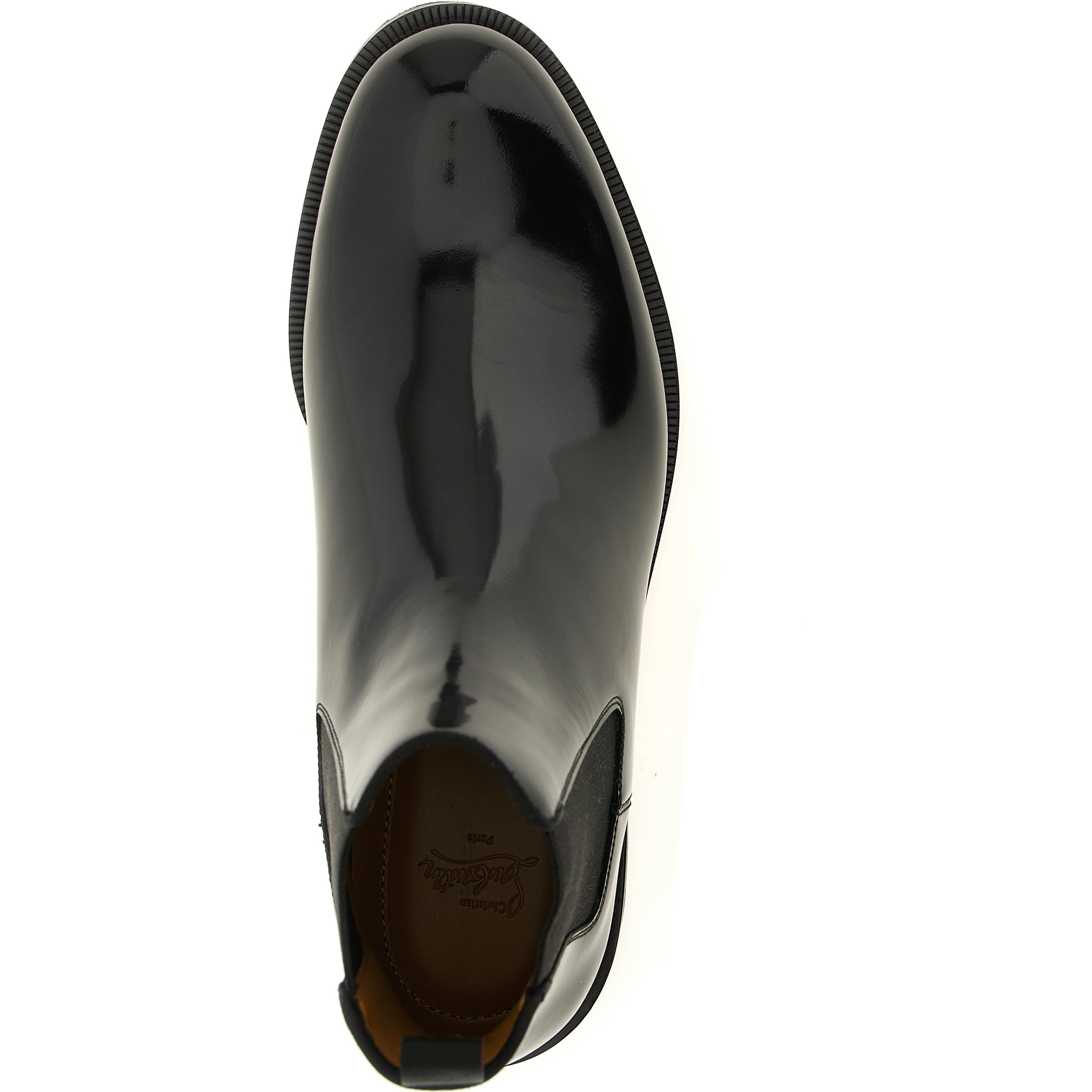 Black Calfskin Chelsea Boots