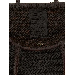 Brown Calfskin Shoulder Bag