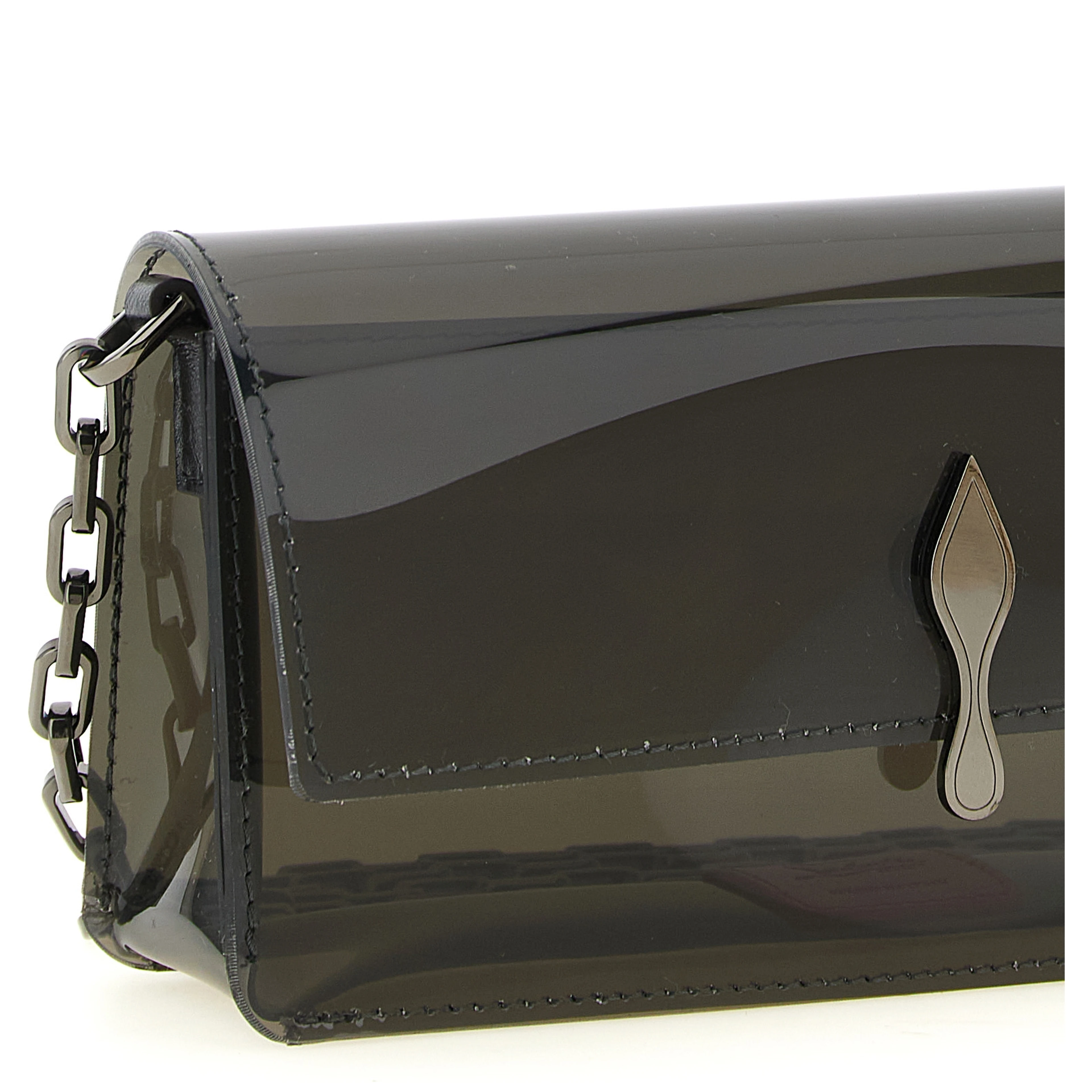 Black Pvc Clutch Bag