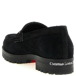 Black Calfskin Slip-On Loafers