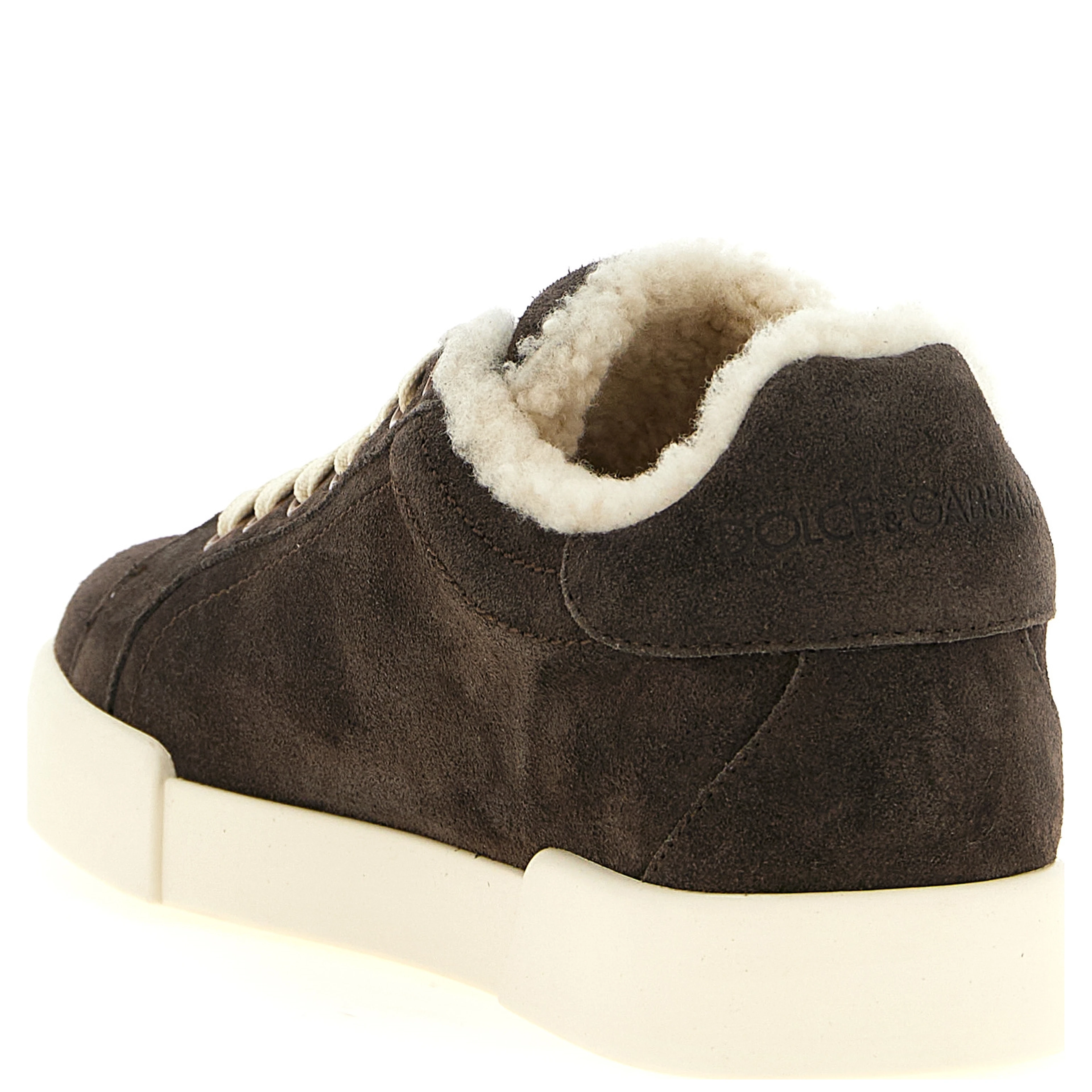 Brown Calfskin Low Top Sneakers
