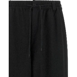 Black Wool Casual Pants