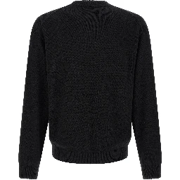 Black Cotton Sweatshirt