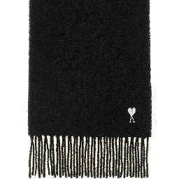 Black Wool Scarf