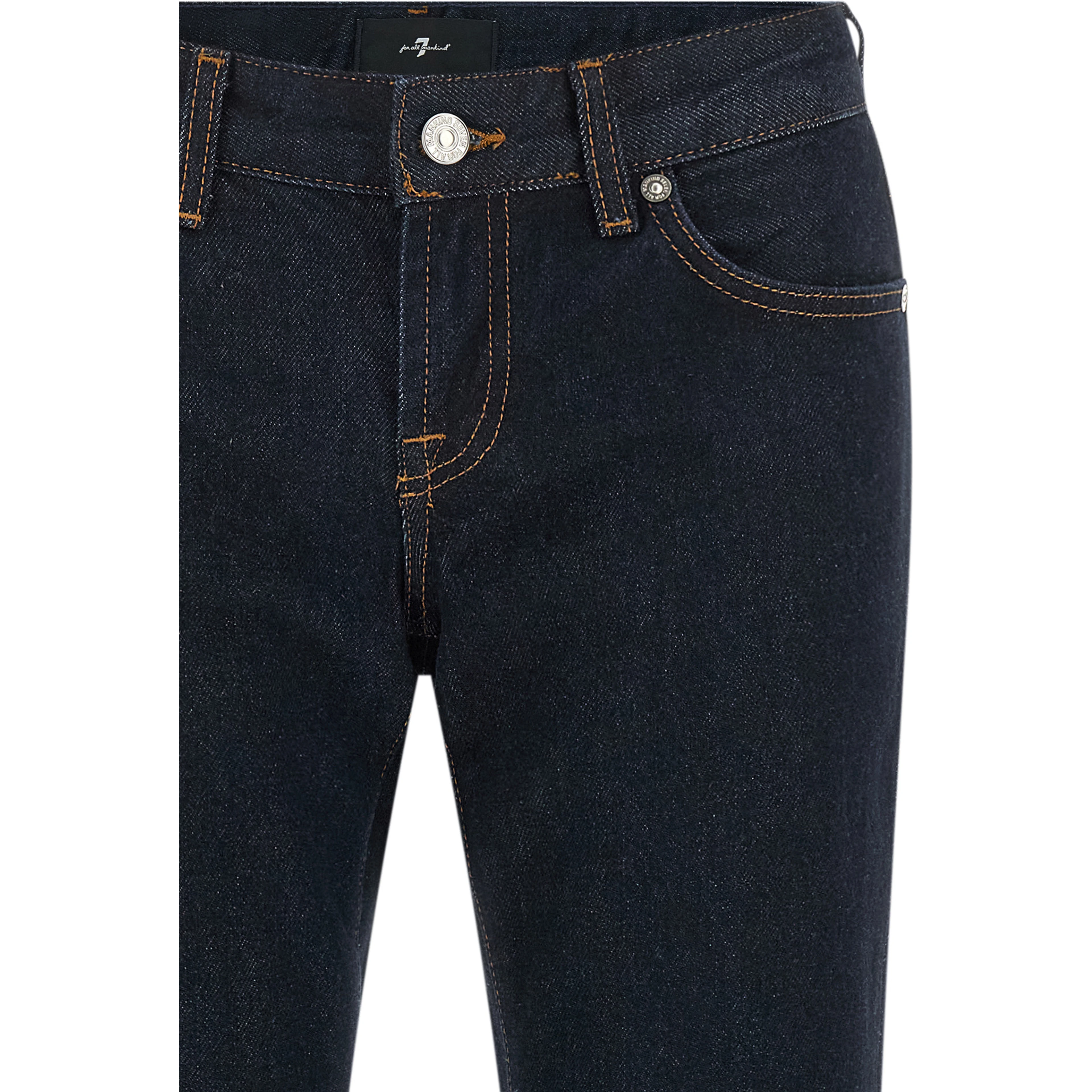 Blue Cotton Bootcut Jeans