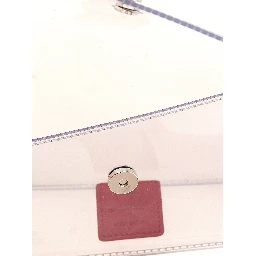 Silver Pvc Clutch Bag