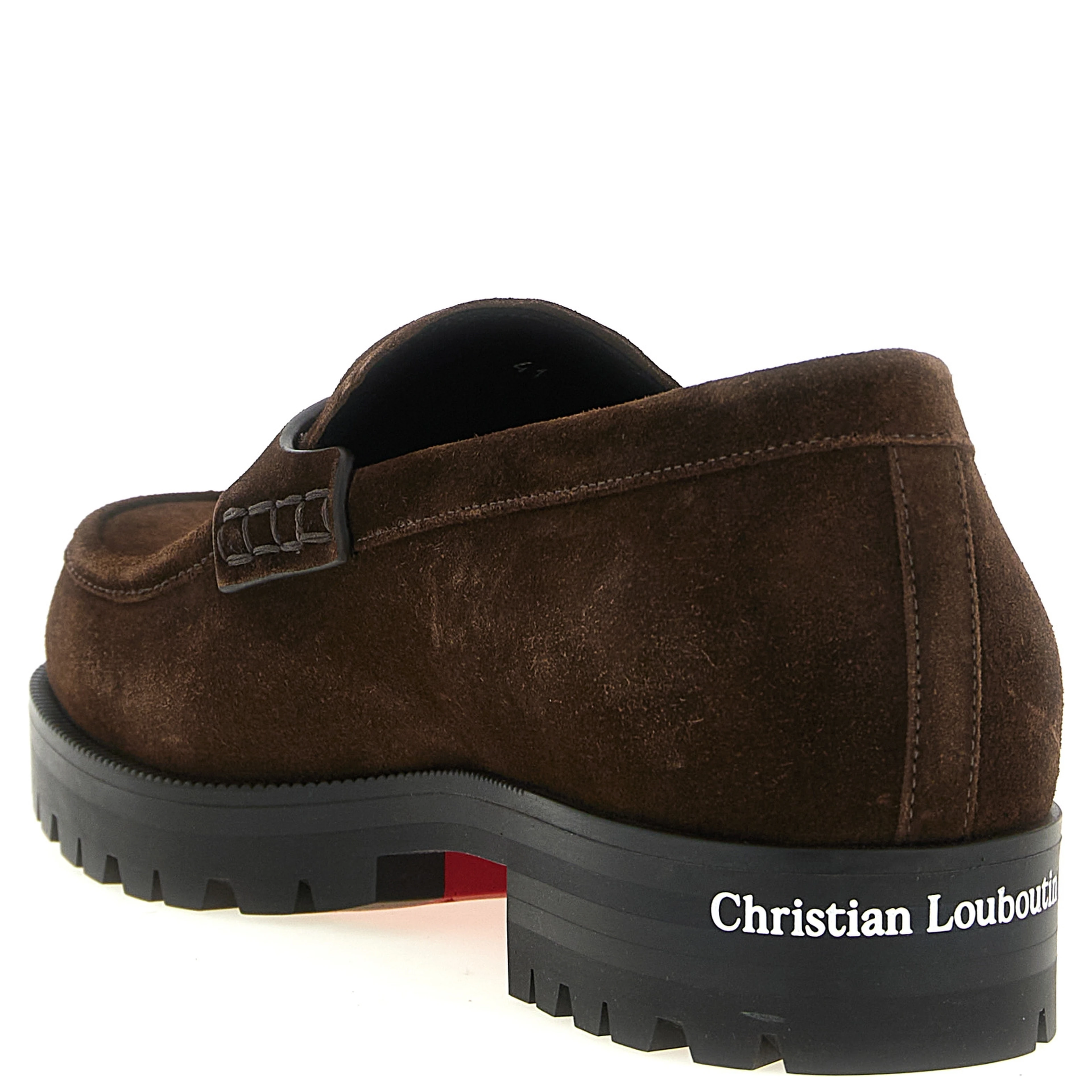 Brown Calfskin Slip-On Loafers