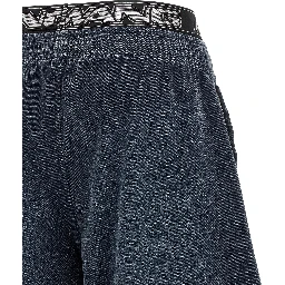 Black Cotton Casual Pants