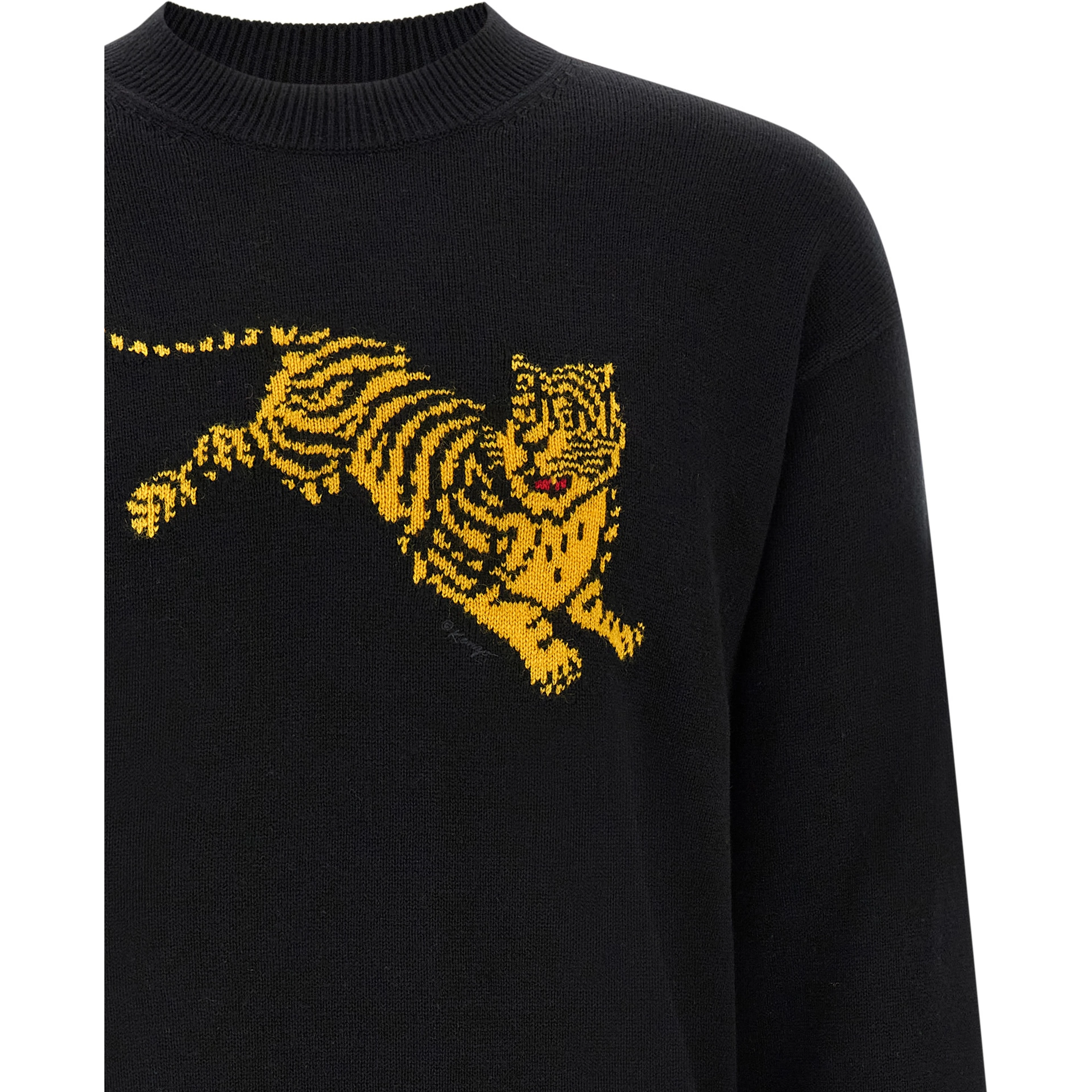 Black Cotton Sweatshirt