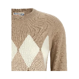 Beige Cashmere Cardigan