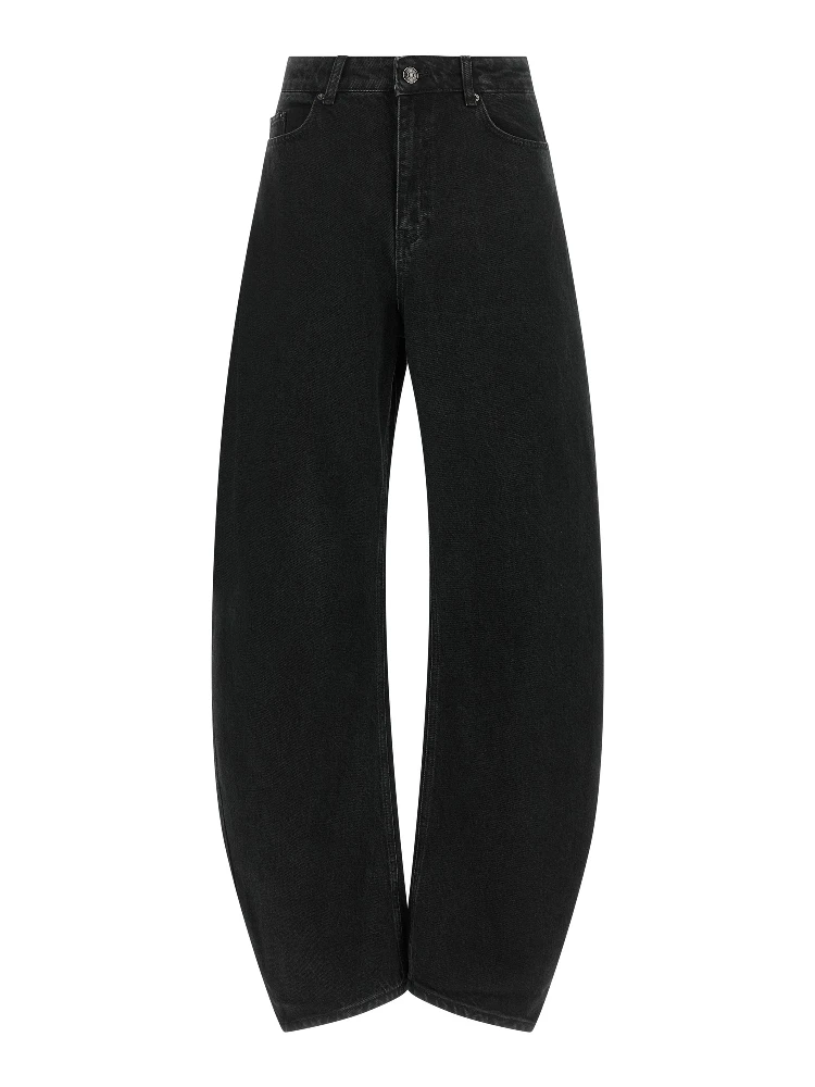 Black Organic Cotton Jeans Denim