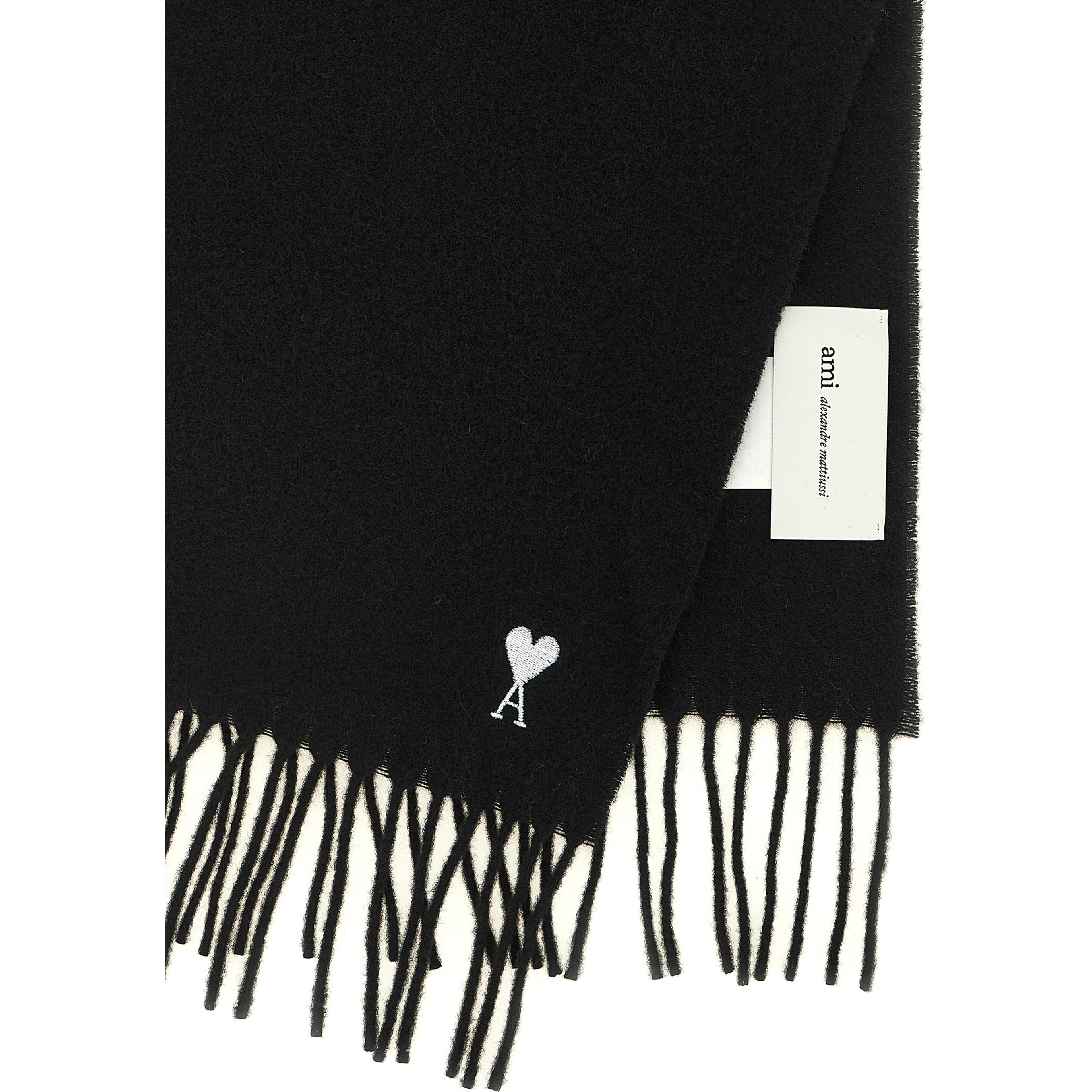 Black Wool Scarf