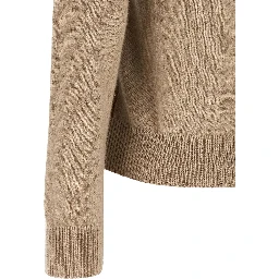 Beige Cashmere Cardigan