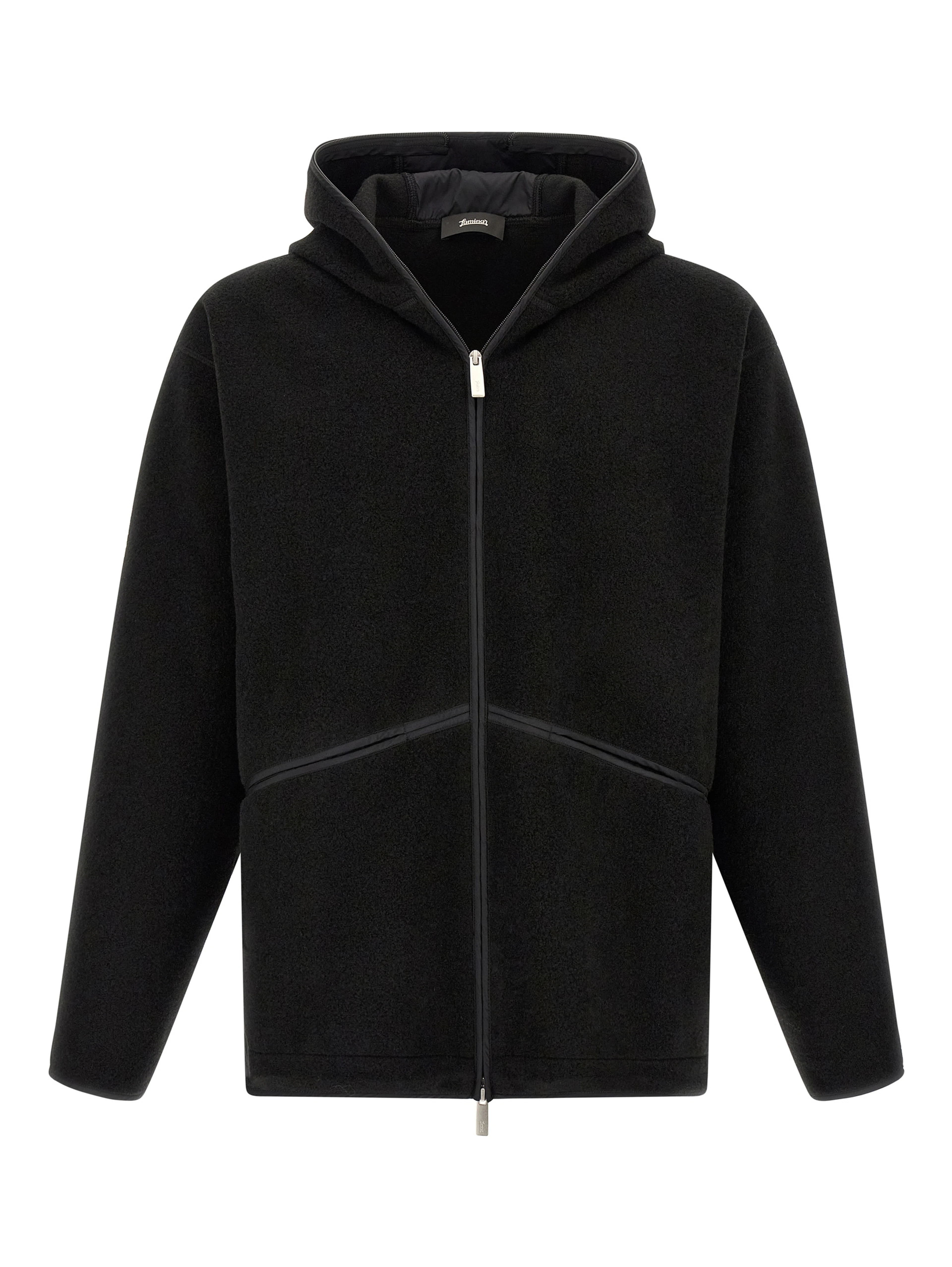 Black Polyester Shell Jacket