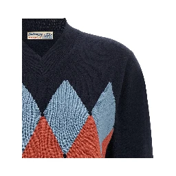 Blue Cashmere Cardigan
