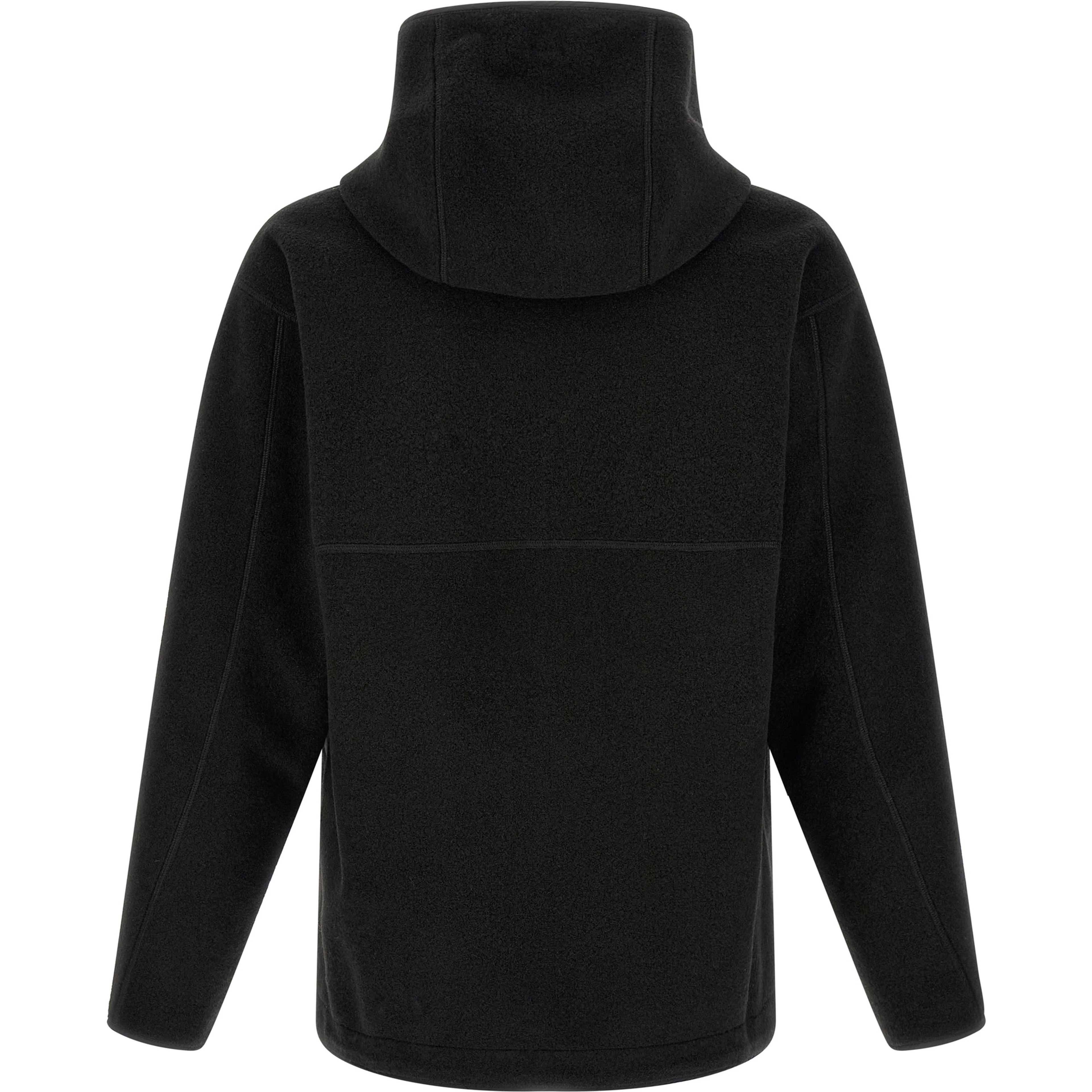 Black Polyester Shell Jacket
