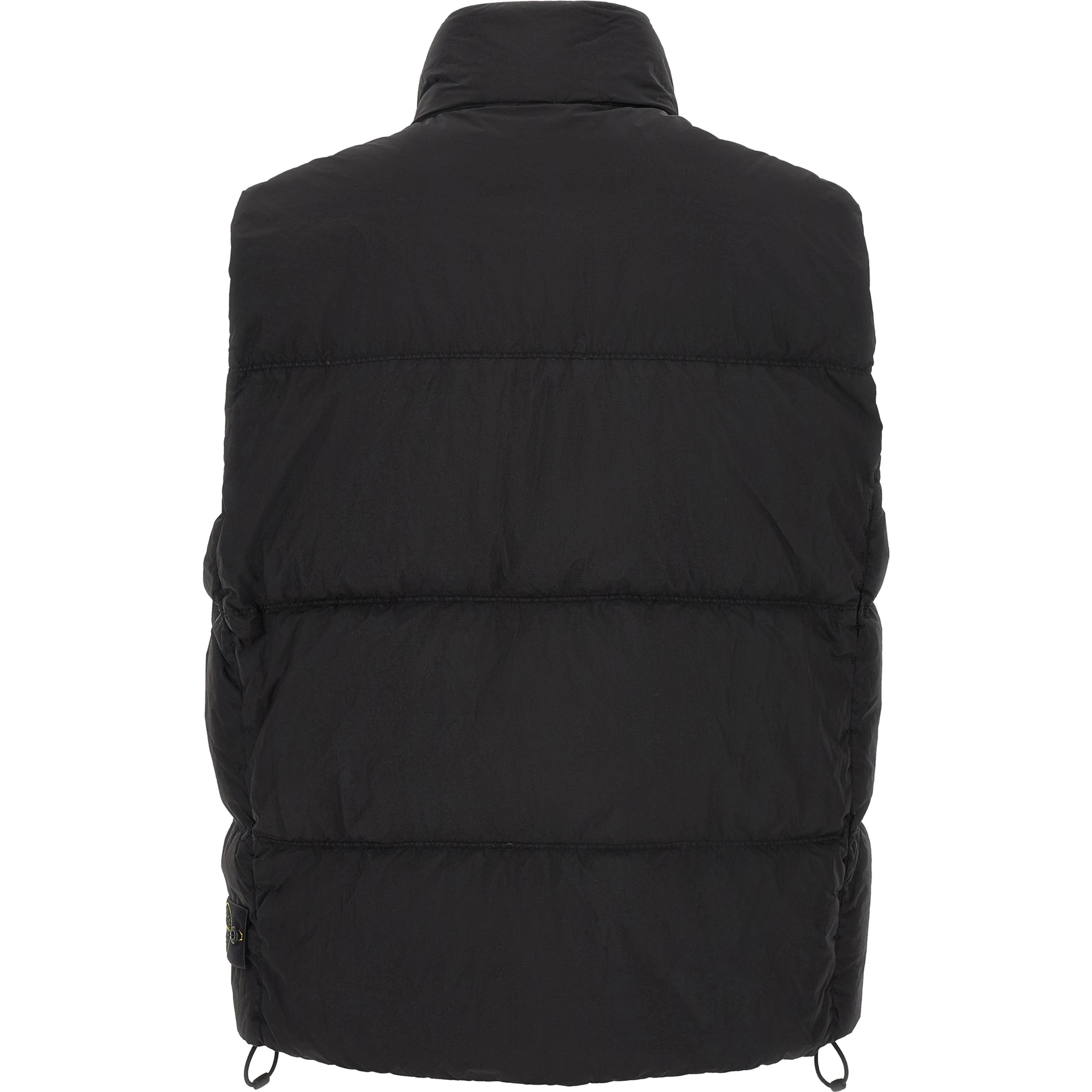 Black Polyamide Sleeveless Jacket