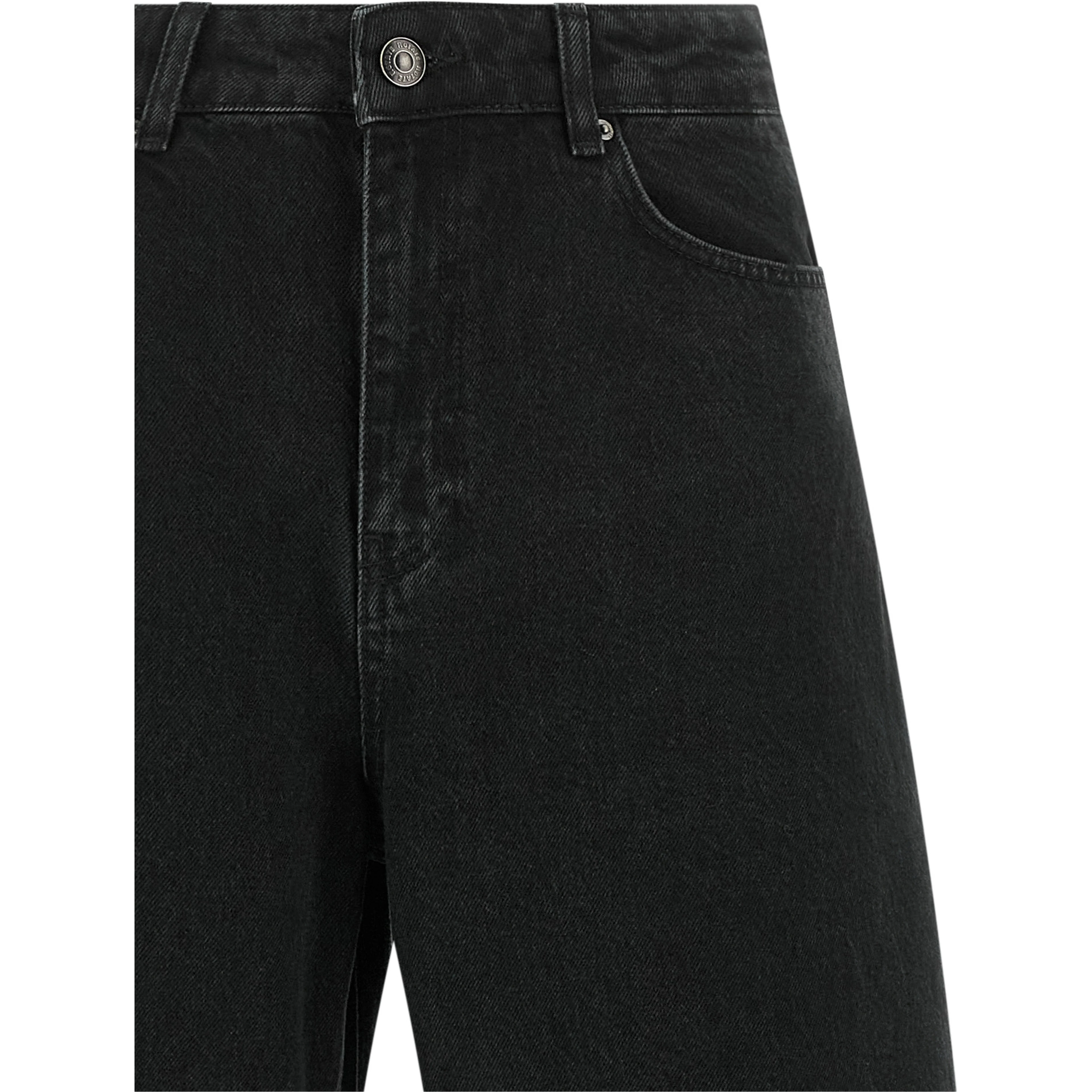 Black Organic Cotton Jeans Denim
