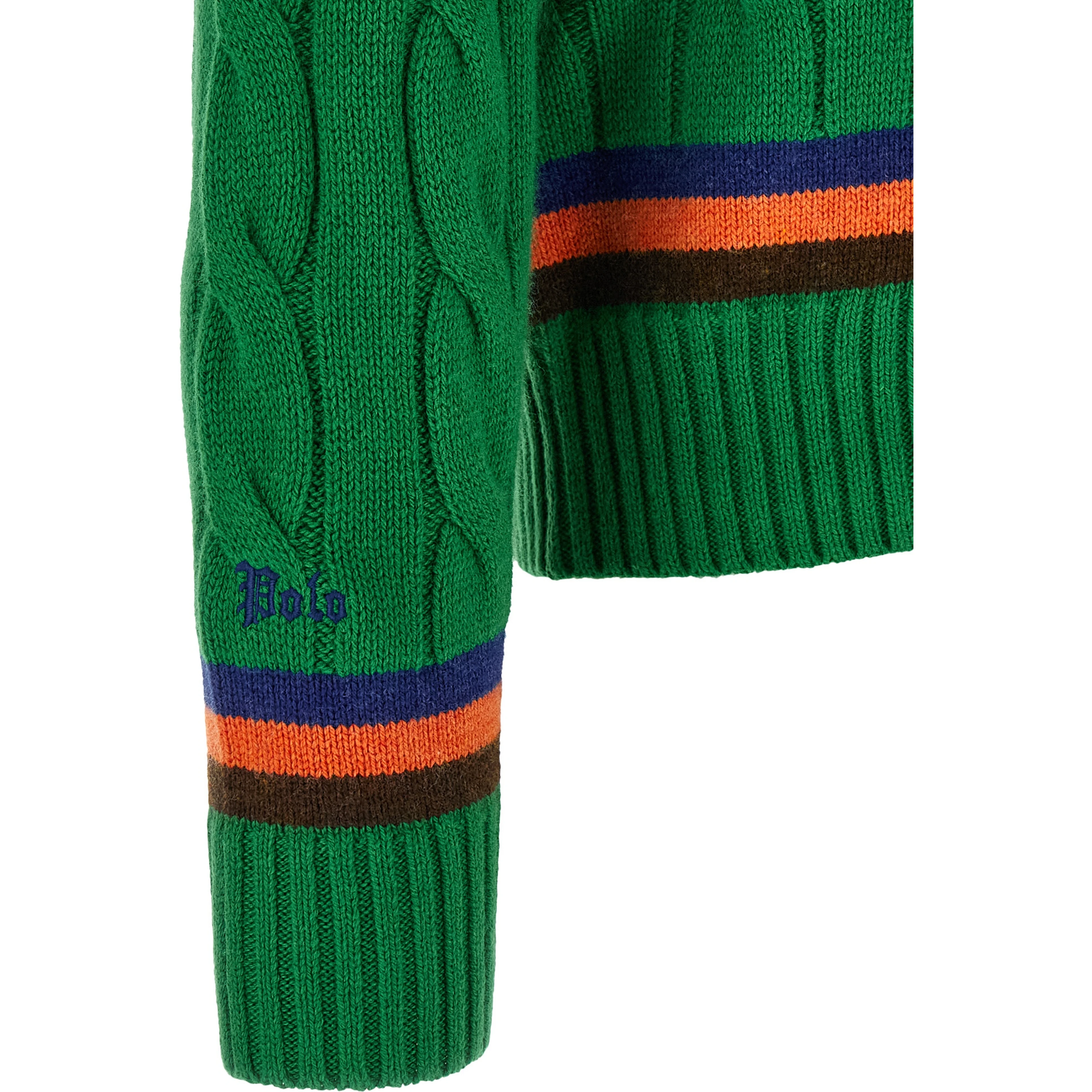 Bicolor Wool Cardigan
