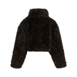 Brown Polyester Coat