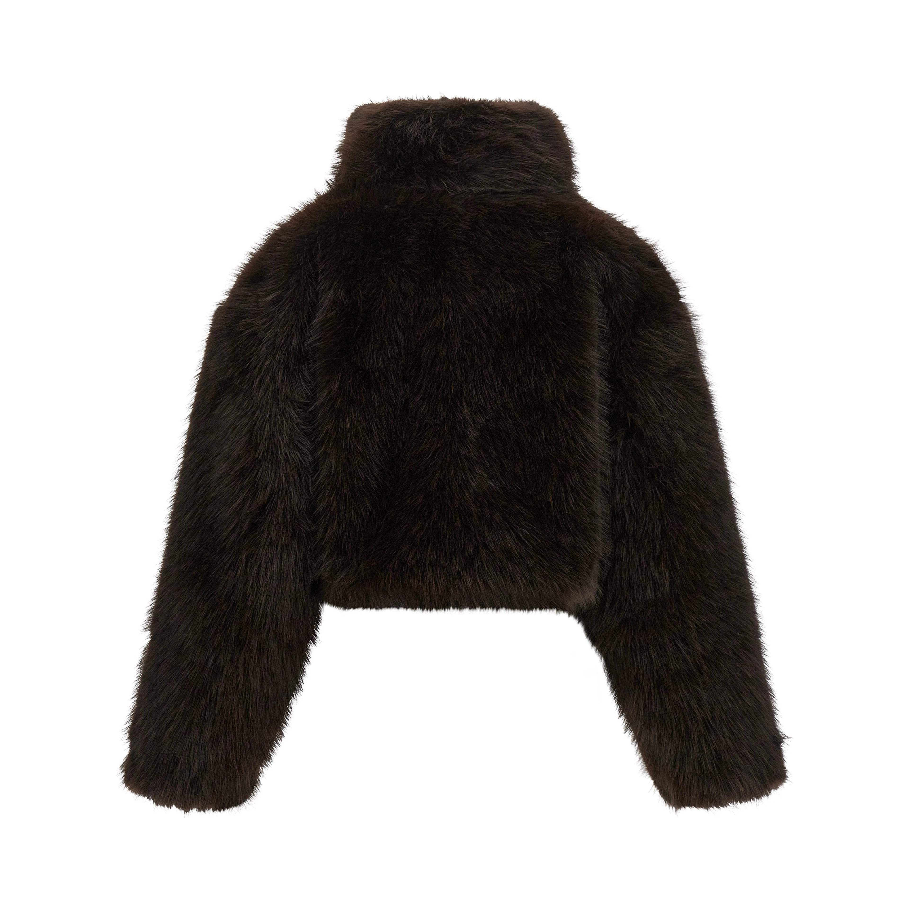 Brown Polyester Coat