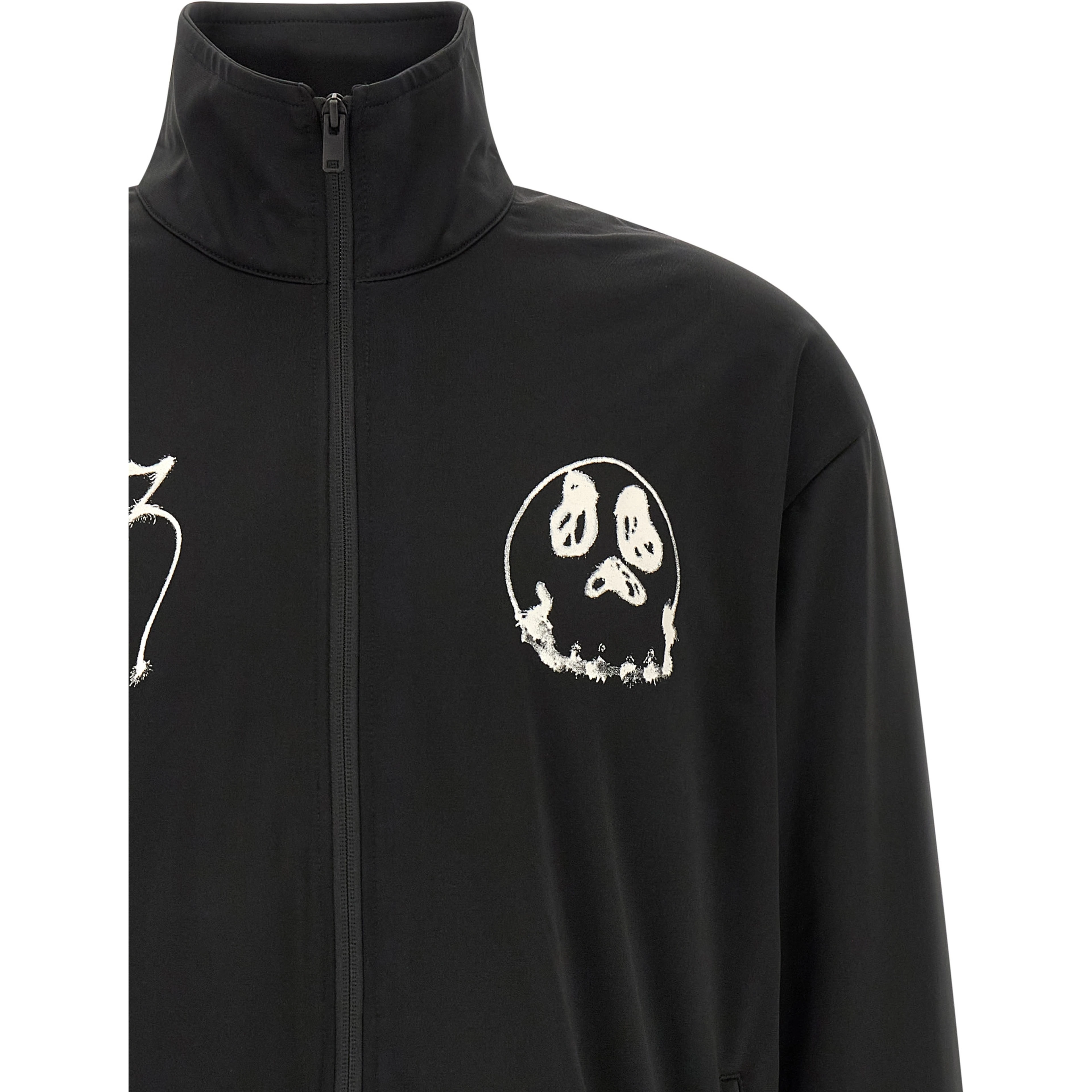 Black Polyethylene Sweatshirt