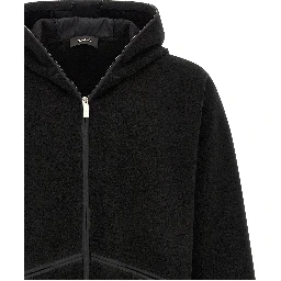 Black Polyester Shell Jacket