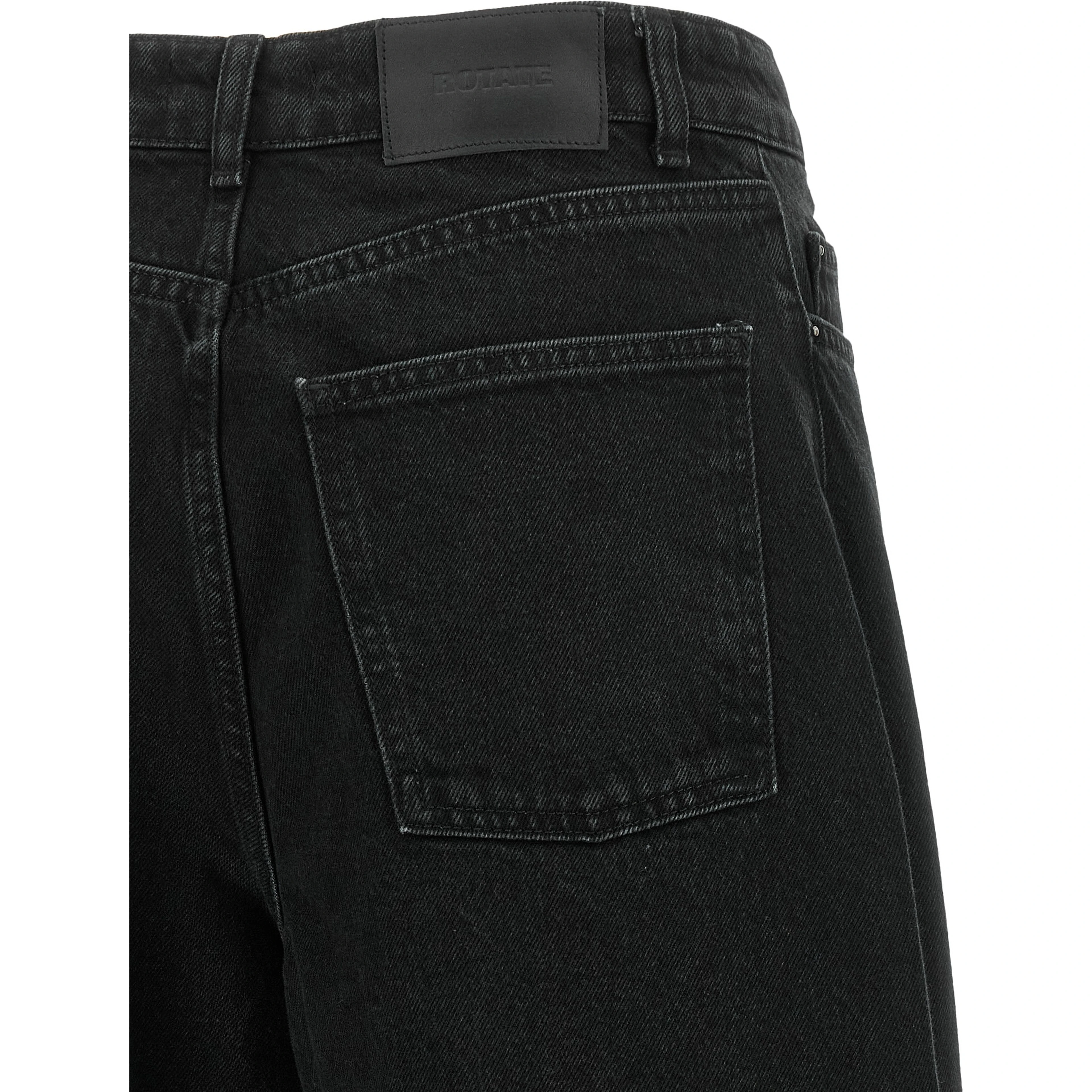 Black Organic Cotton Jeans Denim