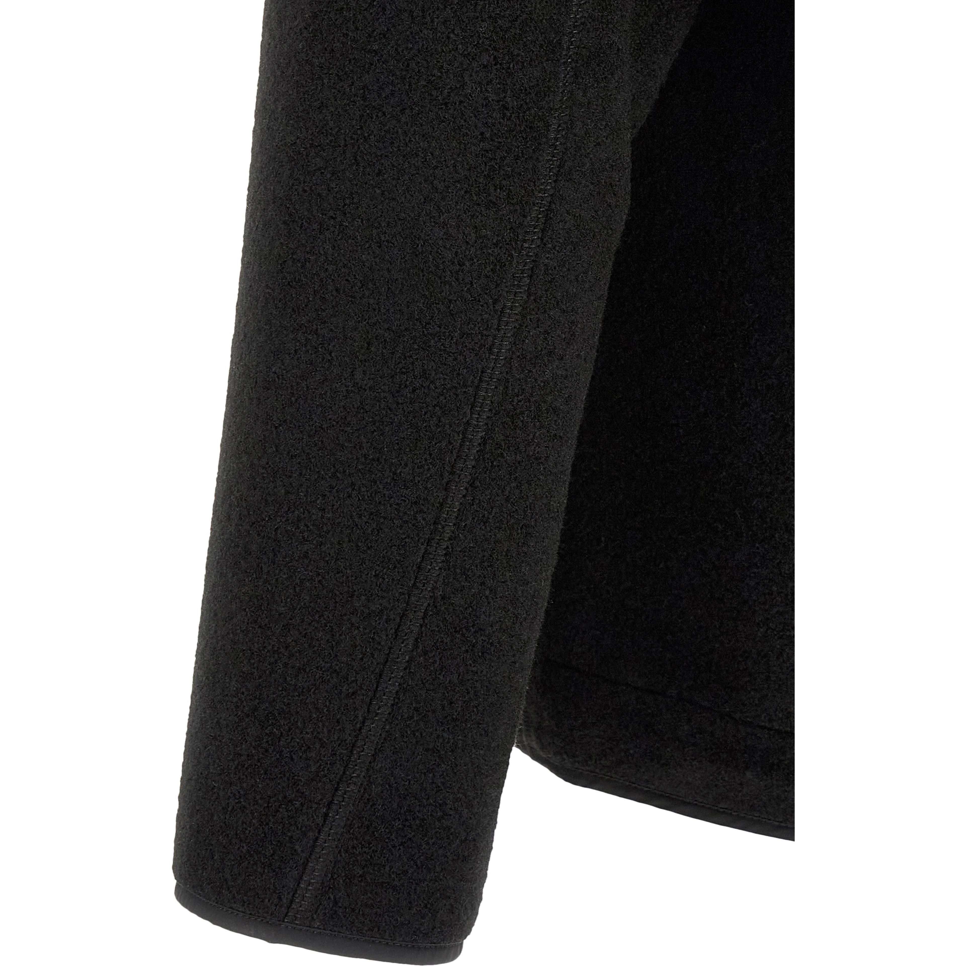 Black Polyester Shell Jacket