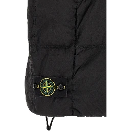 Black Polyamide Sleeveless Jacket