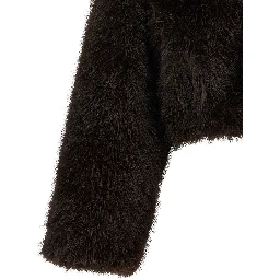 Brown Polyester Coat
