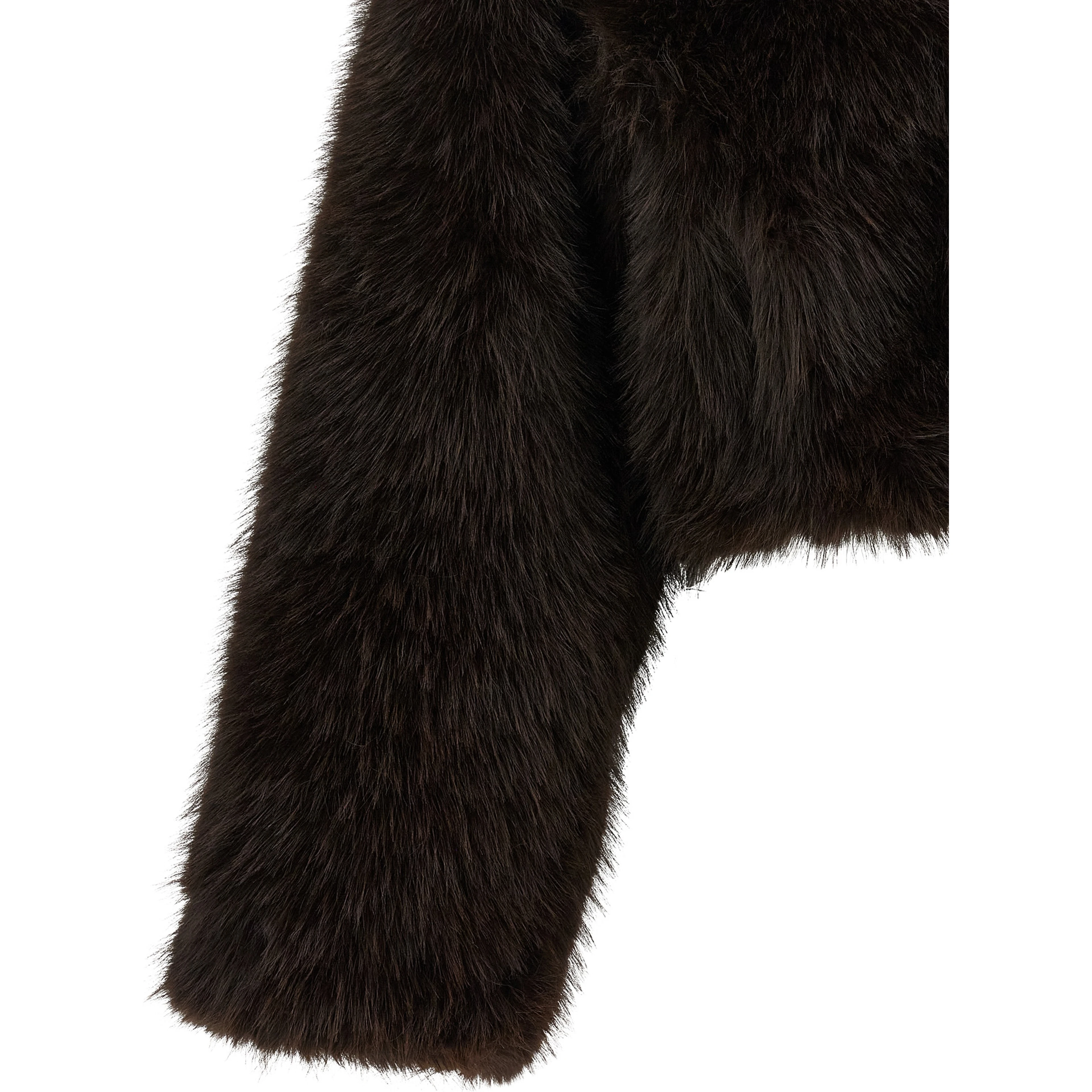 Brown Polyester Coat
