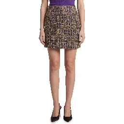 Mini skirt in tweed