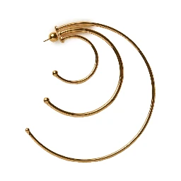 Pierced Solar Hoops earrings large
