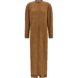 Beige Merino Wool Cardigan