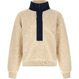 Beige Polyester Sweatshirt