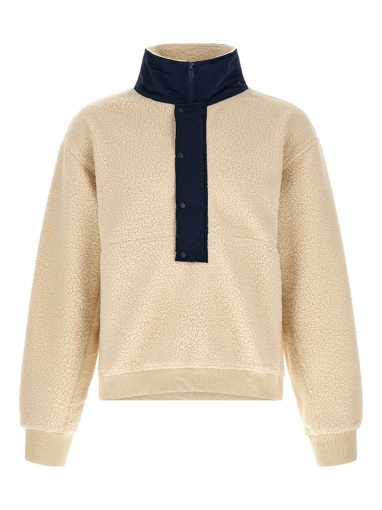Beige Polyester Sweatshirt
