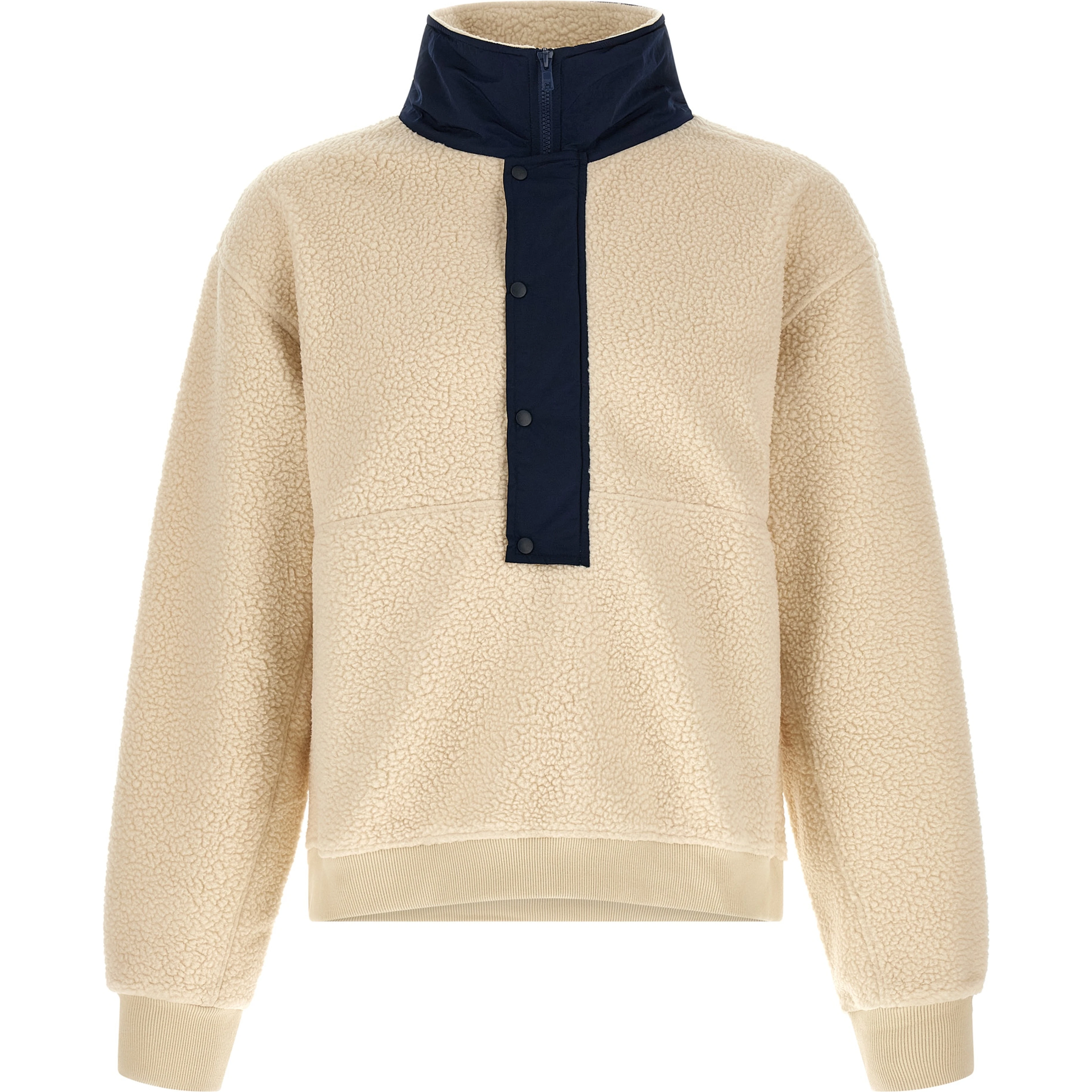 Beige Polyester Sweatshirt