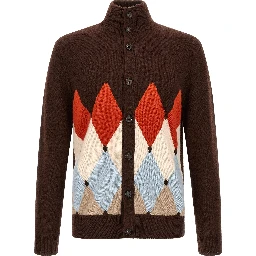 Brown Cashmere Cardigan