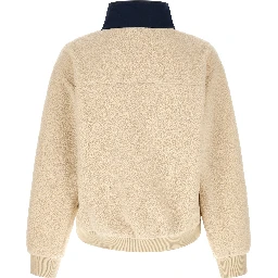 Beige Polyester Sweatshirt