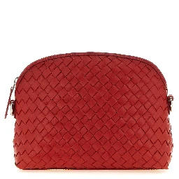 Red Calfskin Crossbody Bag