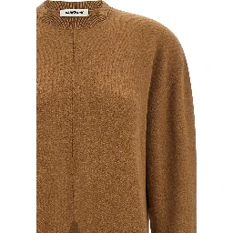 Beige Merino Wool Cardigan