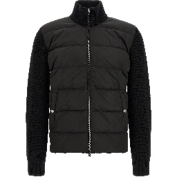 Black Wool Full-Length Jacket