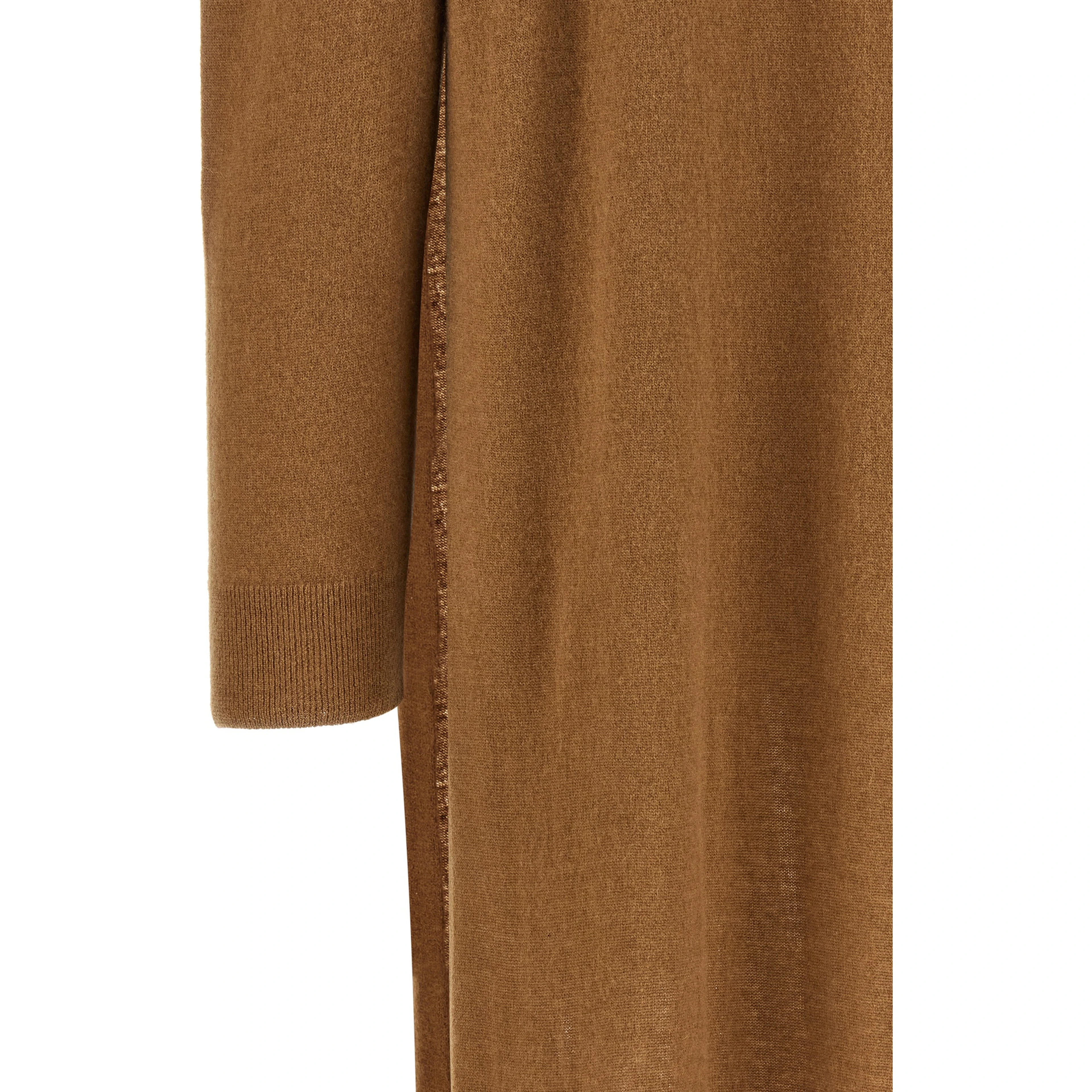 Beige Merino Wool Cardigan