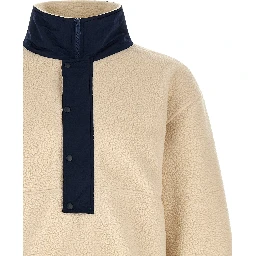 Beige Polyester Sweatshirt