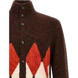 Brown Cashmere Cardigan