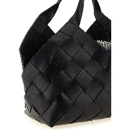 Black Calfskin Shoulder Bag