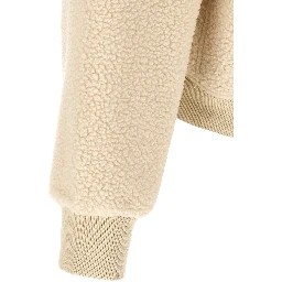 Beige Polyester Sweatshirt