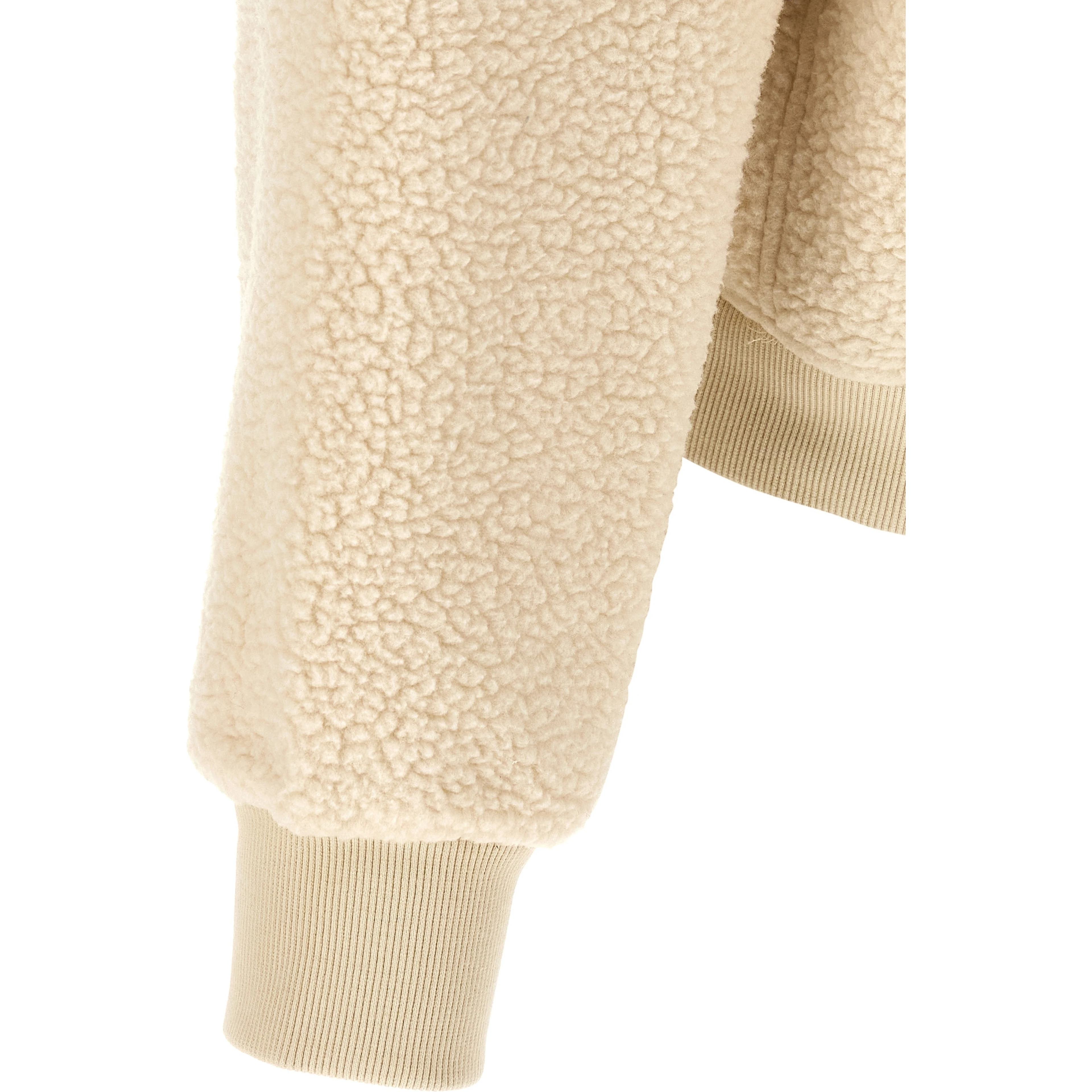 Beige Polyester Sweatshirt